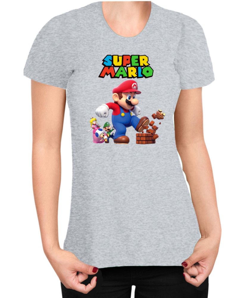 Дамска Тениска Super Mario Nintendo Mario 18