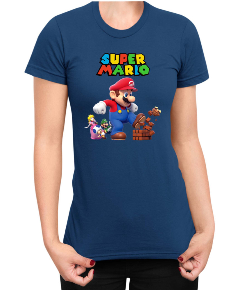 Дамска Тениска Super Mario Nintendo Mario 18