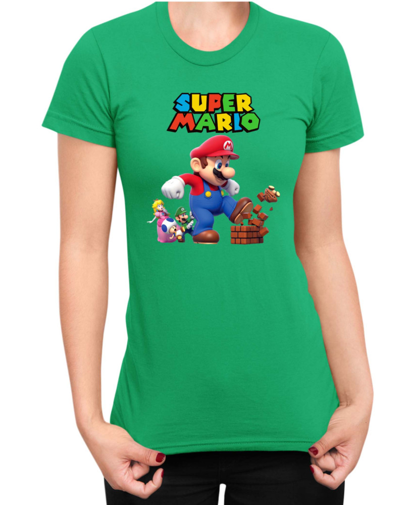 Дамска Тениска Super Mario Nintendo Mario 18