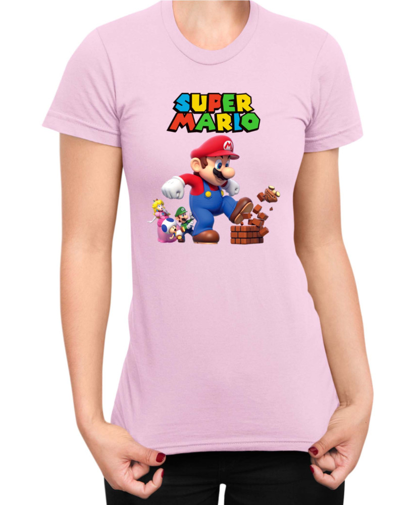 Дамска Тениска Super Mario Nintendo Mario 18