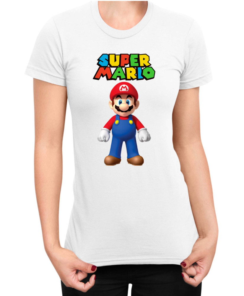 Дамска Тениска Super Mario Nintendo Mario 19