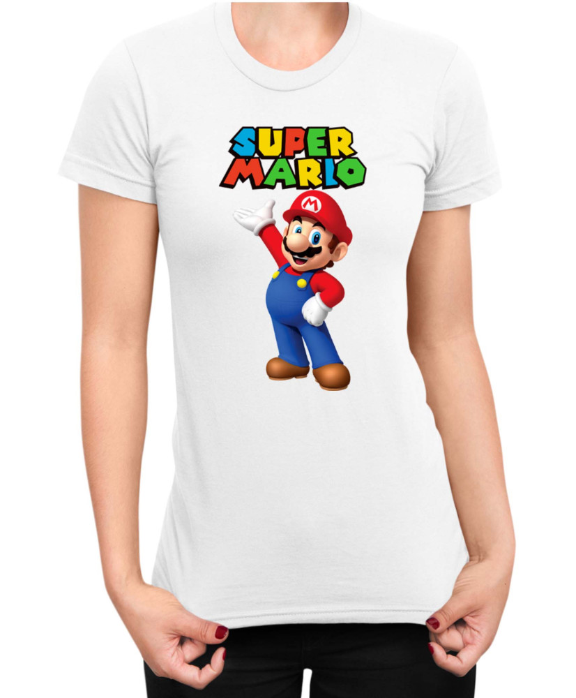 Дамска Тениска Super Mario Nintendo Mario 21