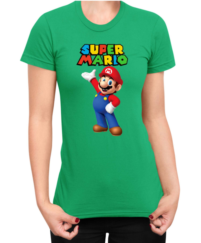 Дамска Тениска Super Mario Nintendo Mario 21