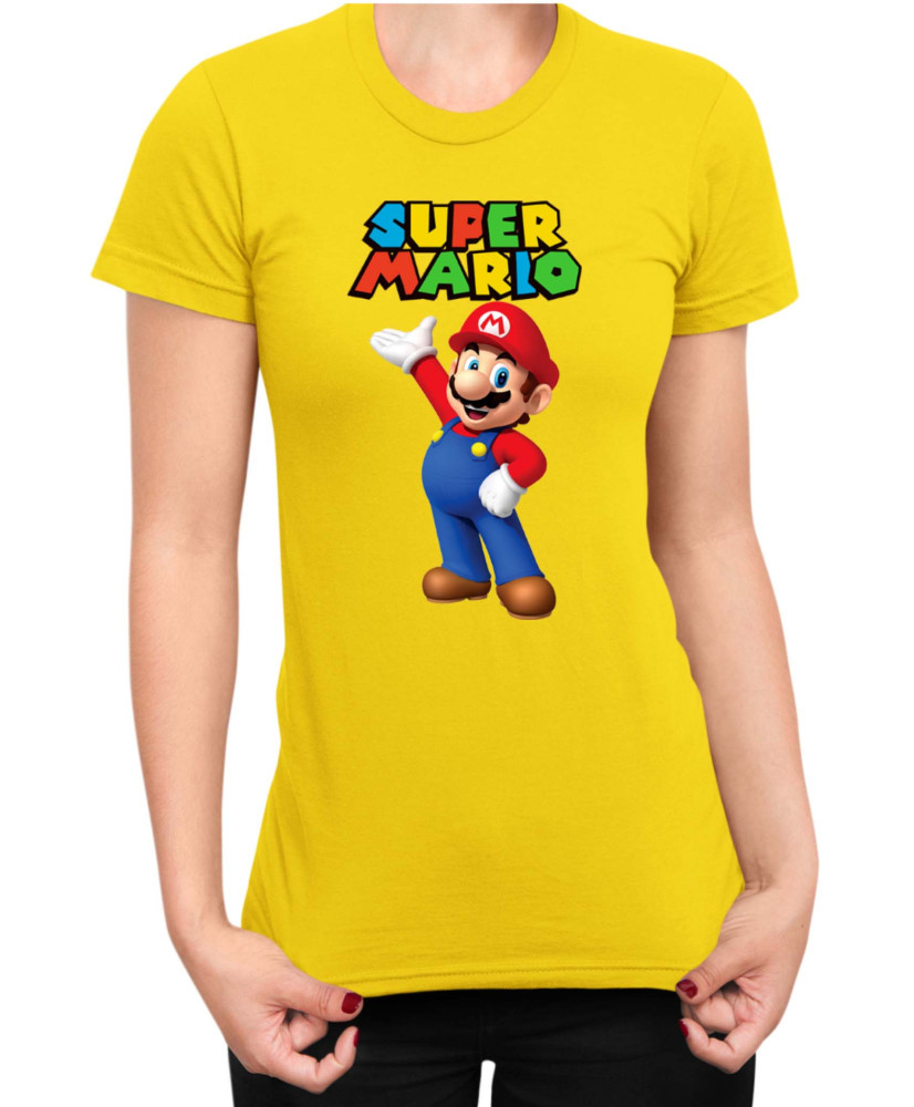 Дамска Тениска Super Mario Nintendo Mario 21