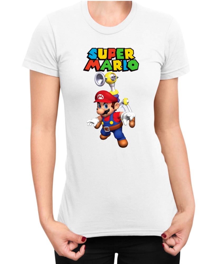 Дамска Тениска Super Mario Nintendo Mario 22