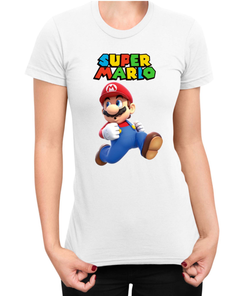 Дамска Тениска Super Mario Nintendo Mario 23