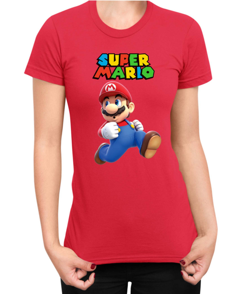 Дамска Тениска Super Mario Nintendo Mario 23