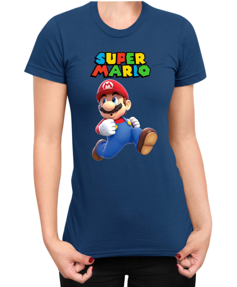Дамска Тениска Super Mario Nintendo Mario 23