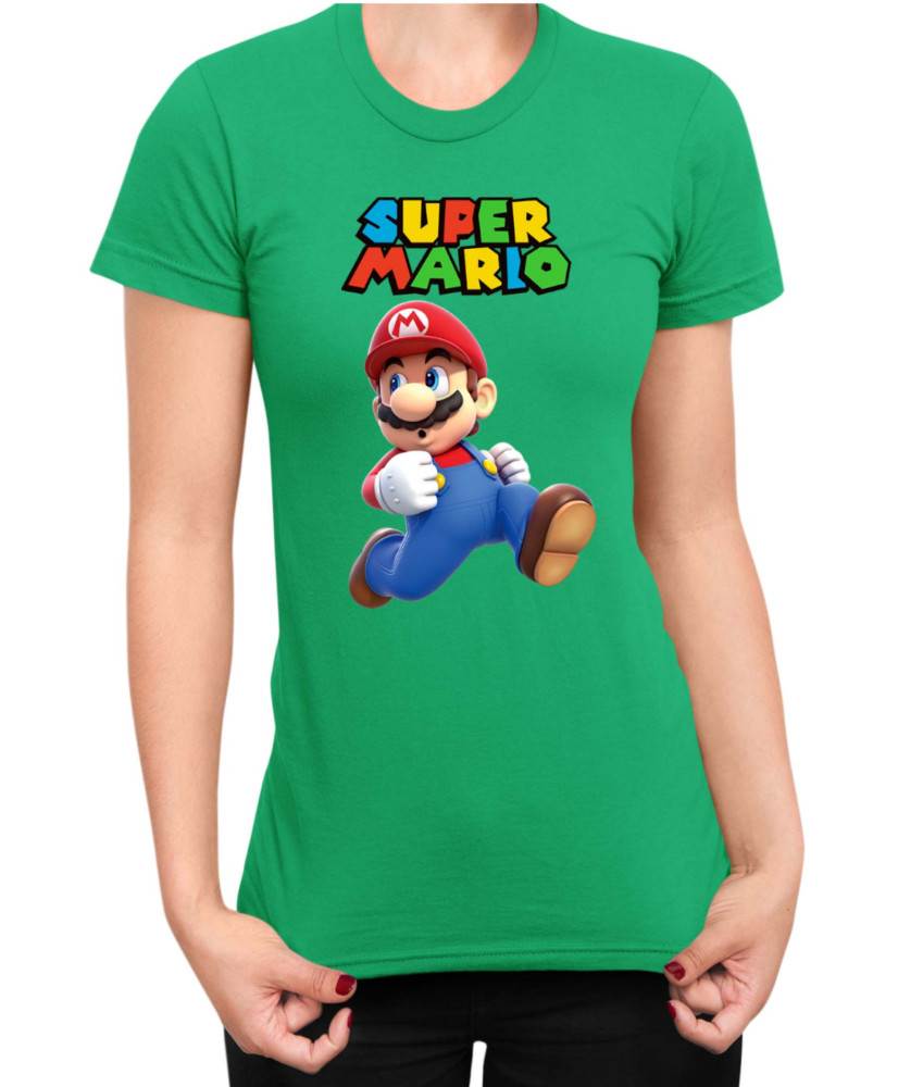 Дамска Тениска Super Mario Nintendo Mario 23