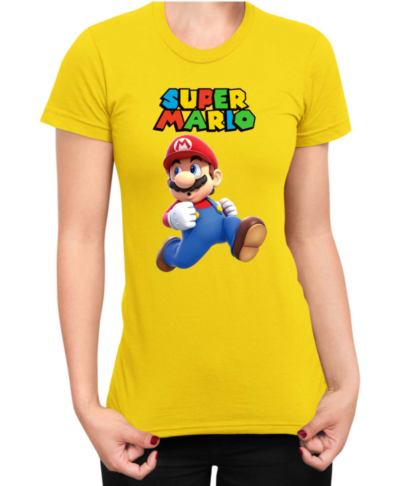 Дамска Тениска Super Mario Nintendo Mario 23