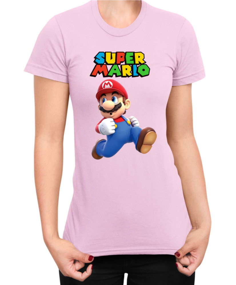 Дамска Тениска Super Mario Nintendo Mario 23