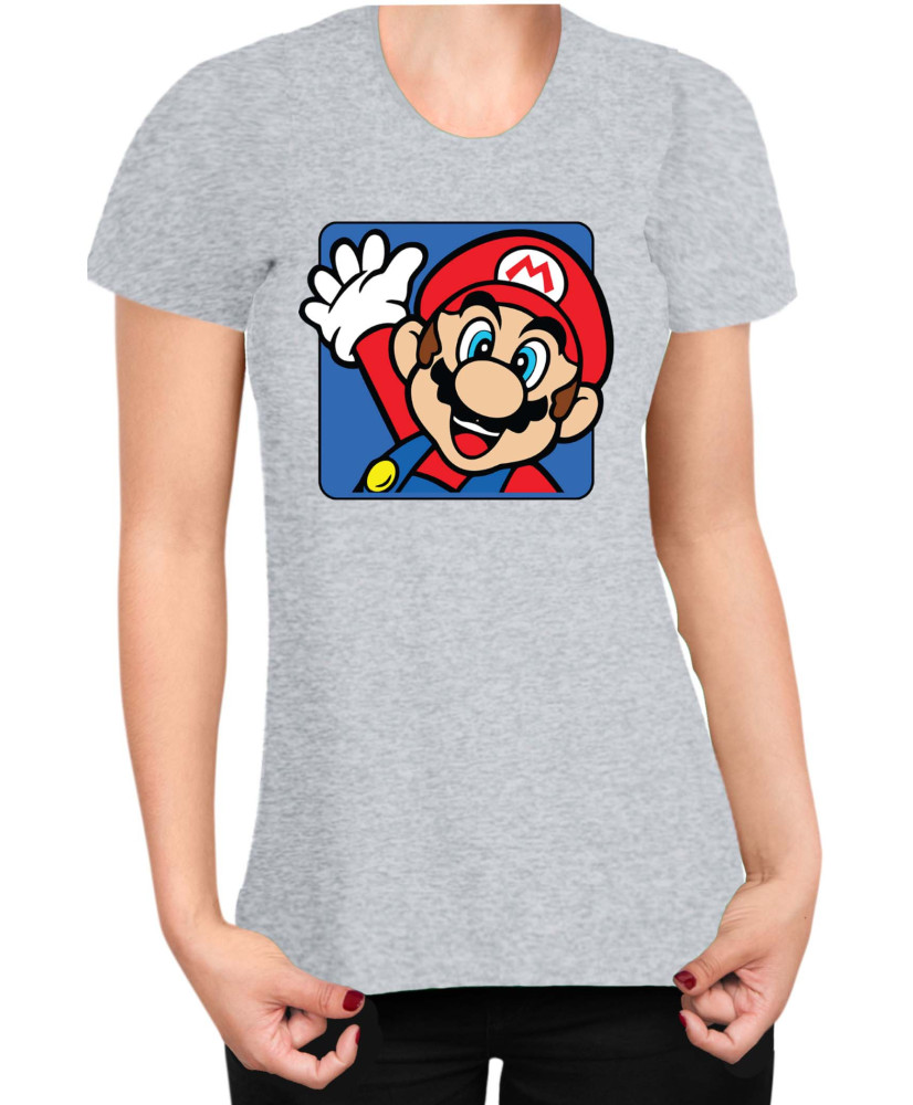 Дамска Тениска Super Mario Nintendo Mario 34