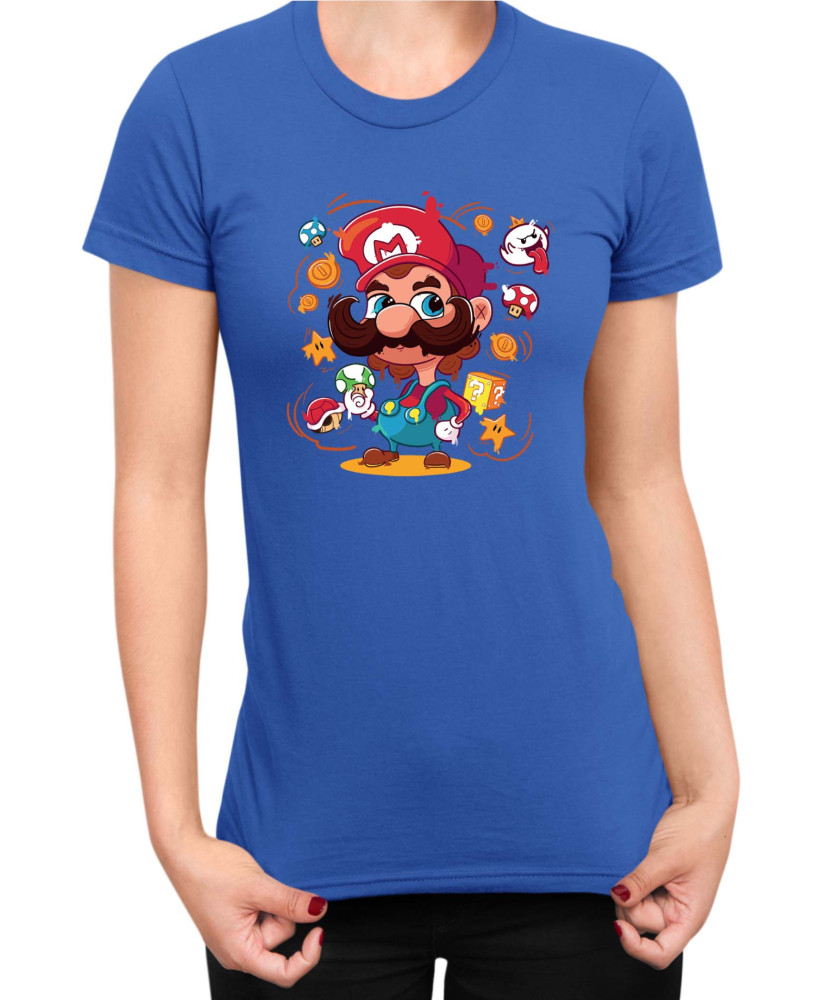 Дамска Тениска Super Mario Nintendo Mario 36
