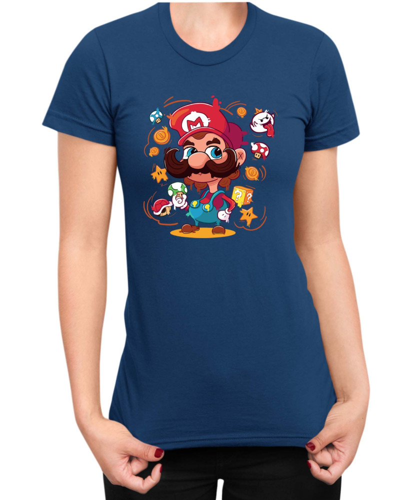 Дамска Тениска Super Mario Nintendo Mario 36