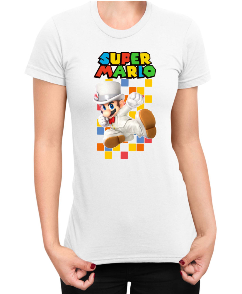Дамска Тениска Super Mario Nintendo Mario 37
