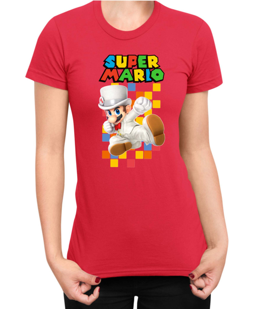Дамска Тениска Super Mario Nintendo Mario 37