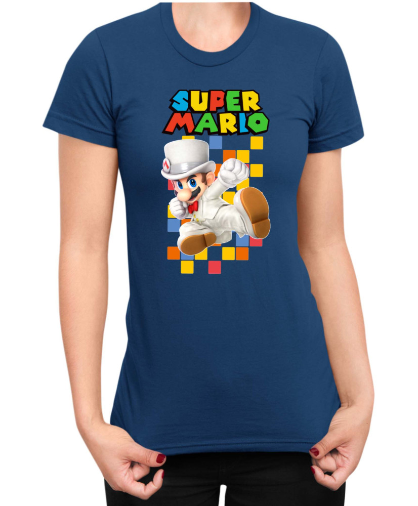 Дамска Тениска Super Mario Nintendo Mario 37