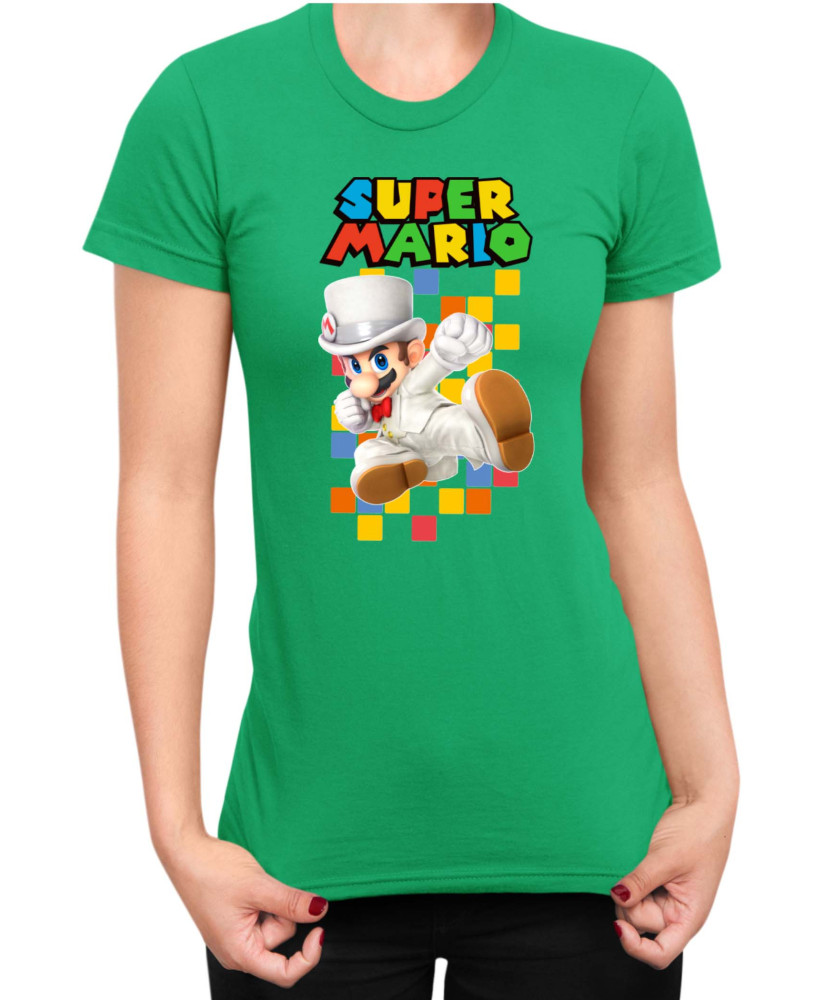 Дамска Тениска Super Mario Nintendo Mario 37