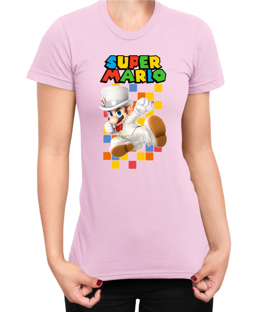 Дамска Тениска Super Mario Nintendo Mario 37