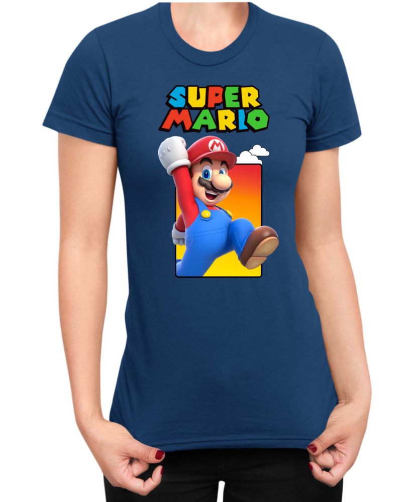 Дамска Тениска Super Mario Nintendo Mario 38