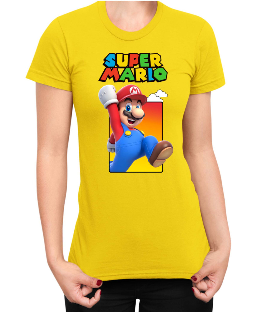 Дамска Тениска Super Mario Nintendo Mario 38