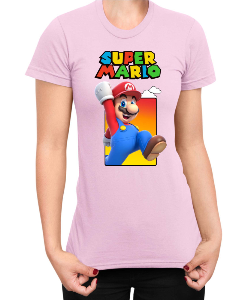 Дамска Тениска Super Mario Nintendo Mario 38