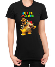 Дамска Тениска Super Mario Nintendo Mario Bowser 3