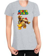 Дамска Тениска Super Mario Nintendo Mario Bowser 3