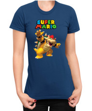 Дамска Тениска Super Mario Nintendo Mario Bowser 3