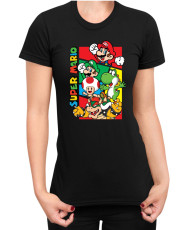 Дамска Тениска Super Mario Nintendo Mario Bros 3
