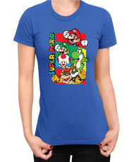 Дамска Тениска Super Mario Nintendo Mario Bros 3