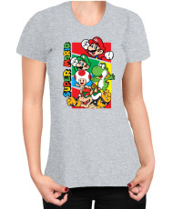 Дамска Тениска Super Mario Nintendo Mario Bros 3