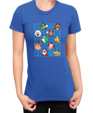 Дамска Тениска Super Mario Nintendo Mario Bros Friends