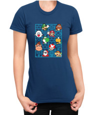 Дамска Тениска Super Mario Nintendo Mario Bros Friends