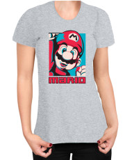 Дамска Тениска Super Mario Nintendo Mario Bros Retro