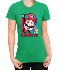 Дамска Тениска Super Mario Nintendo Mario Bros Retro