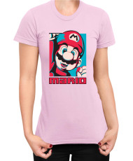 Дамска Тениска Super Mario Nintendo Mario Bros Retro
