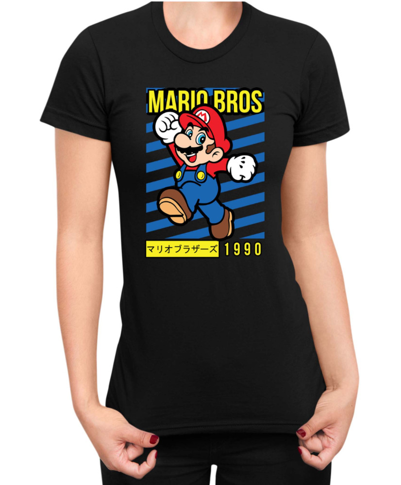 Дамска Тениска Super Mario Nintendo Mario Bros