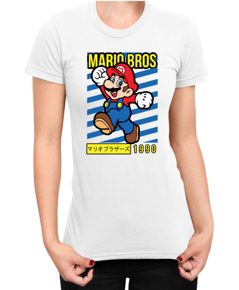 Дамска Тениска Super Mario Nintendo Mario Bros