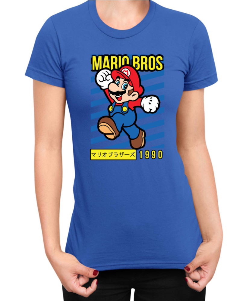 Дамска Тениска Super Mario Nintendo Mario Bros