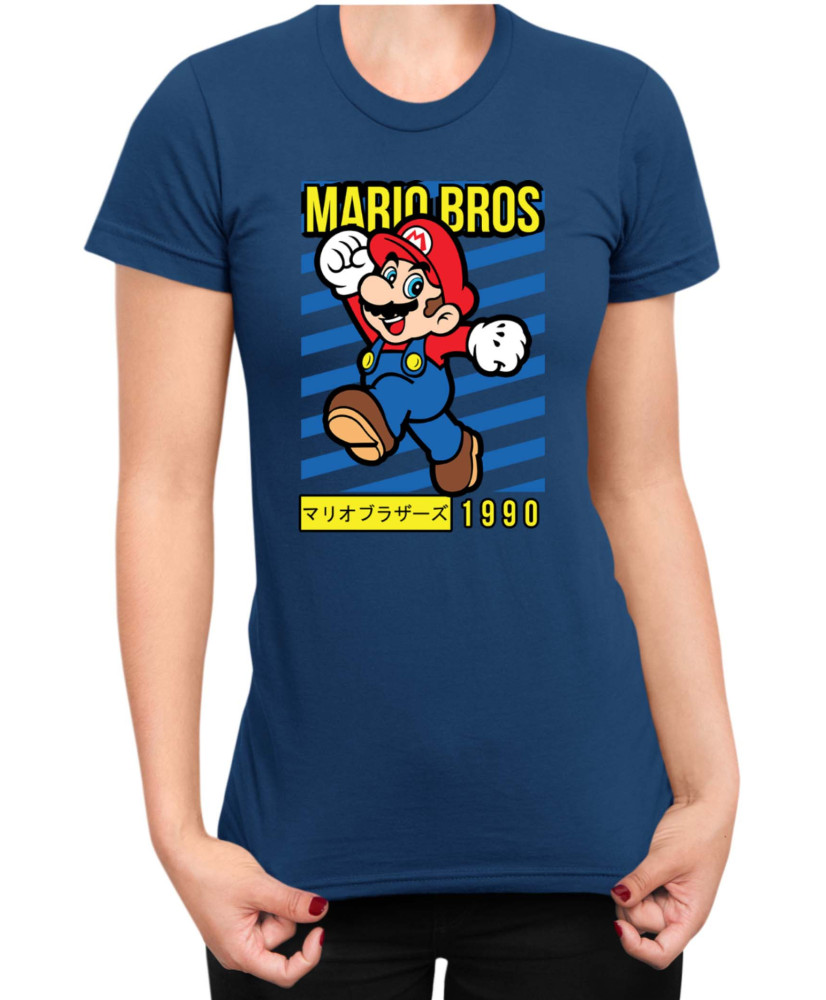 Дамска Тениска Super Mario Nintendo Mario Bros