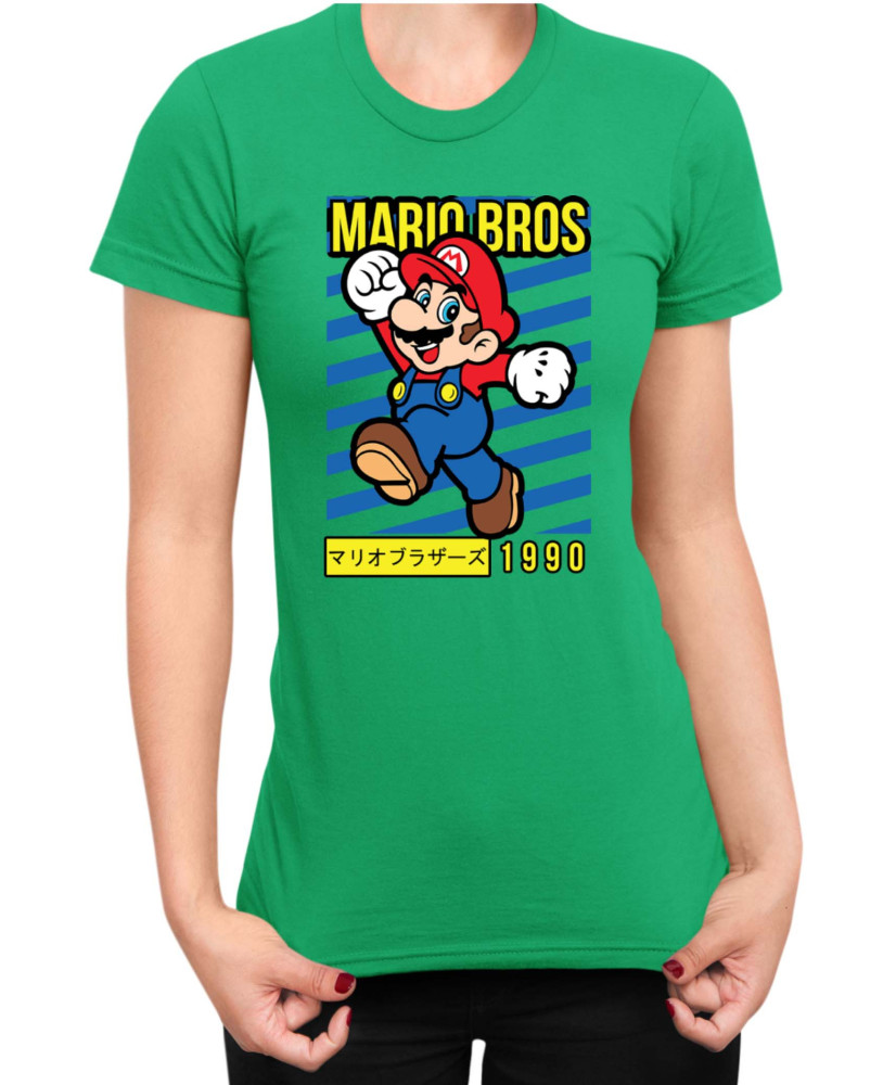 Дамска Тениска Super Mario Nintendo Mario Bros