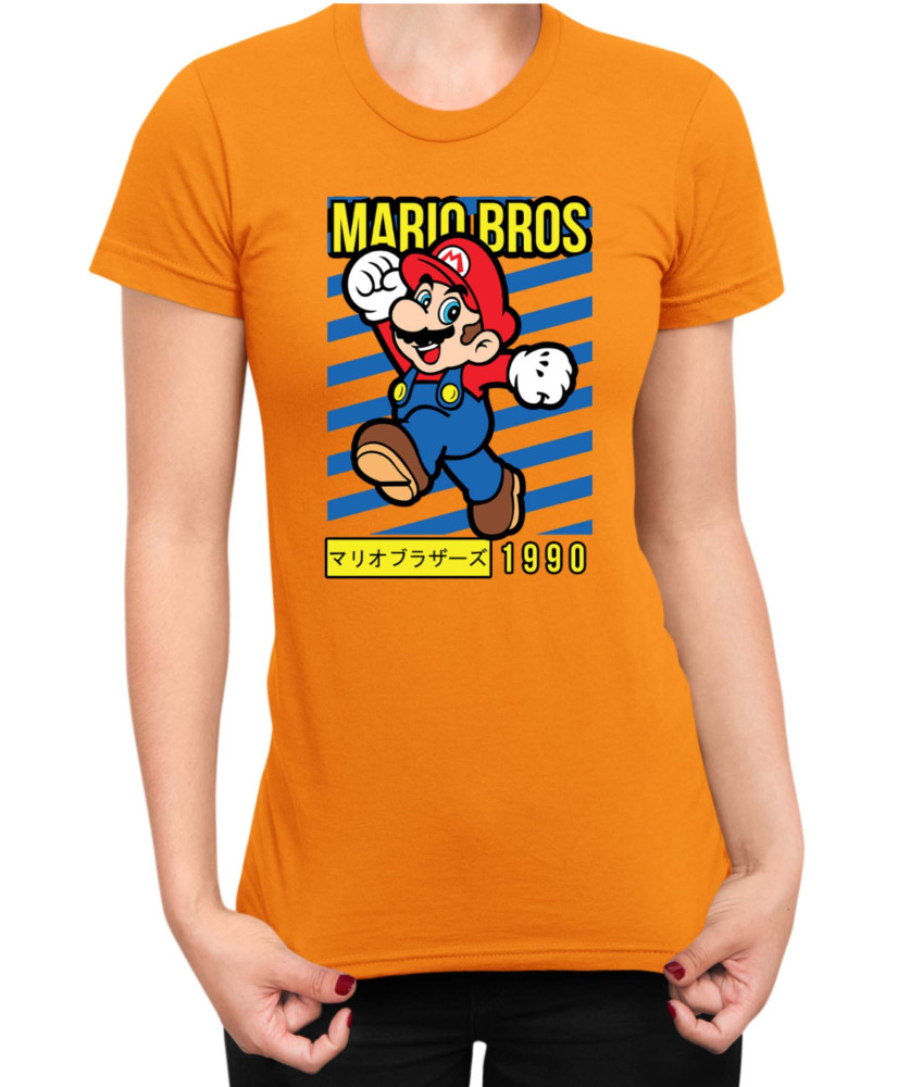 Дамска Тениска Super Mario Nintendo Mario Bros