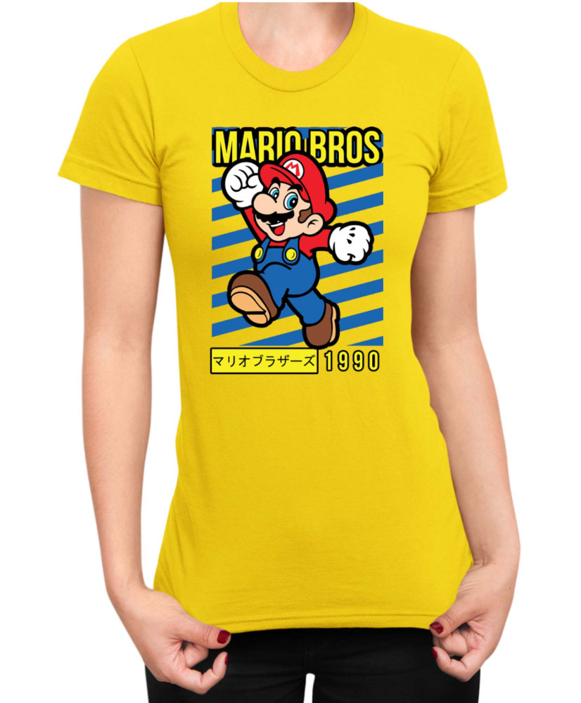 Дамска Тениска Super Mario Nintendo Mario Bros