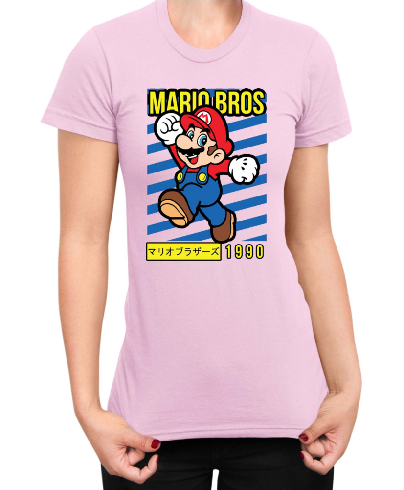 Дамска Тениска Super Mario Nintendo Mario Bros