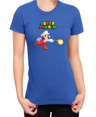 Дамска Тениска Super Mario Nintendo Mario Fireball 1