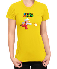 Дамска Тениска Super Mario Nintendo Mario Fireball 1