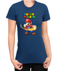 Дамска Тениска Super Mario Nintendo Mario Fireball 2