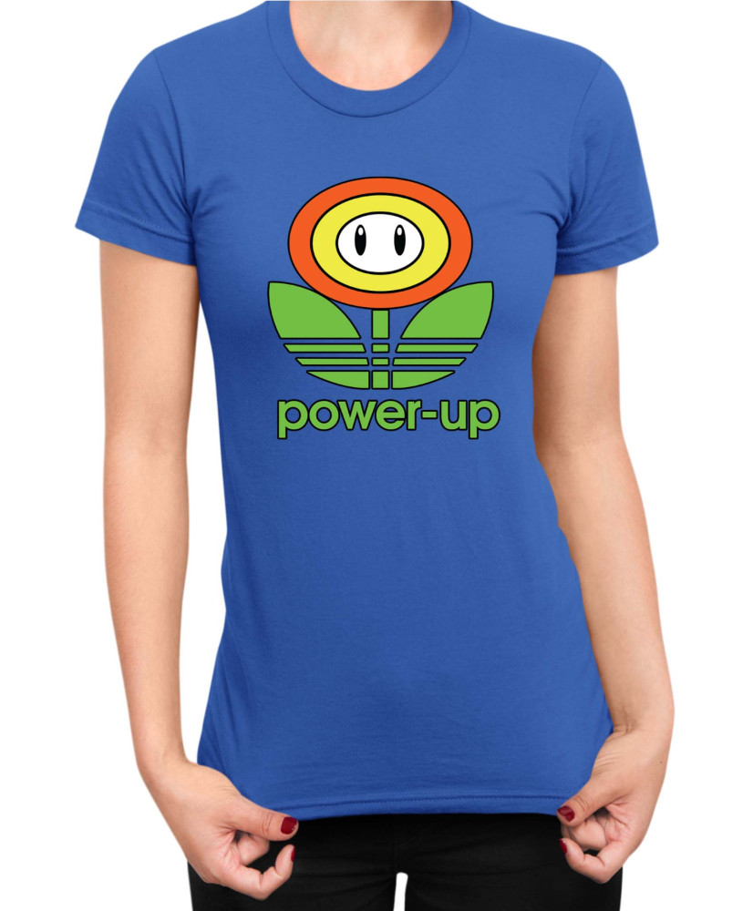 Дамска Тениска Super Mario Nintendo Mario Flower Power Up