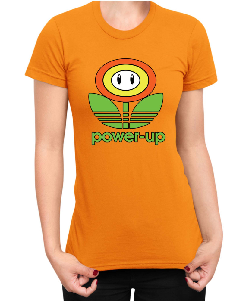 Дамска Тениска Super Mario Nintendo Mario Flower Power Up